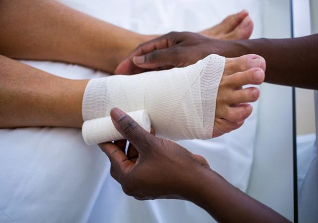 Pressure Ulcer provided at home by a qualified foot health practitioner in Hertfordshire