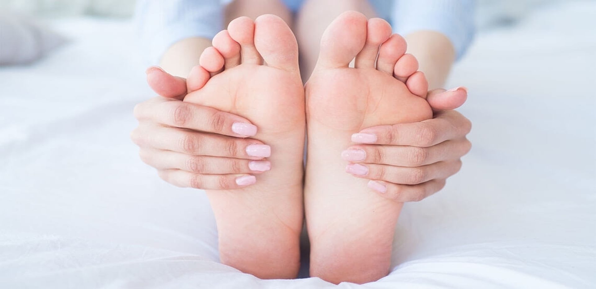Foot health practitioner making a home visit in Codicote, Hertfordshire