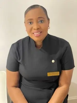 Nse Murray, qualified Foot Health Practitioner and registered nurse, founder of Alicegate Foot Health Practice