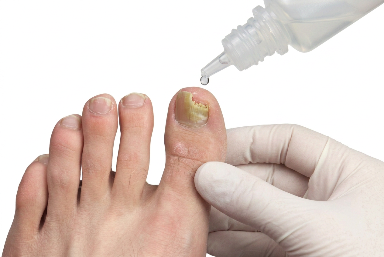 Fungal Nail Infections provided at home by a qualified foot health practitioner in Hertfordshire